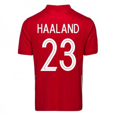 Billiga Fotbollströjor Norge Erling Haaland 23 Hemma tröja 2020/21 Kortärmad